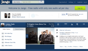 Jango music app